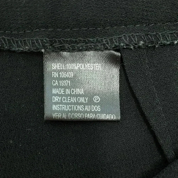 Tahari Arthur s Levine high waisted wide leg black pant trouser size 2 women’s - Picture 4 of 6